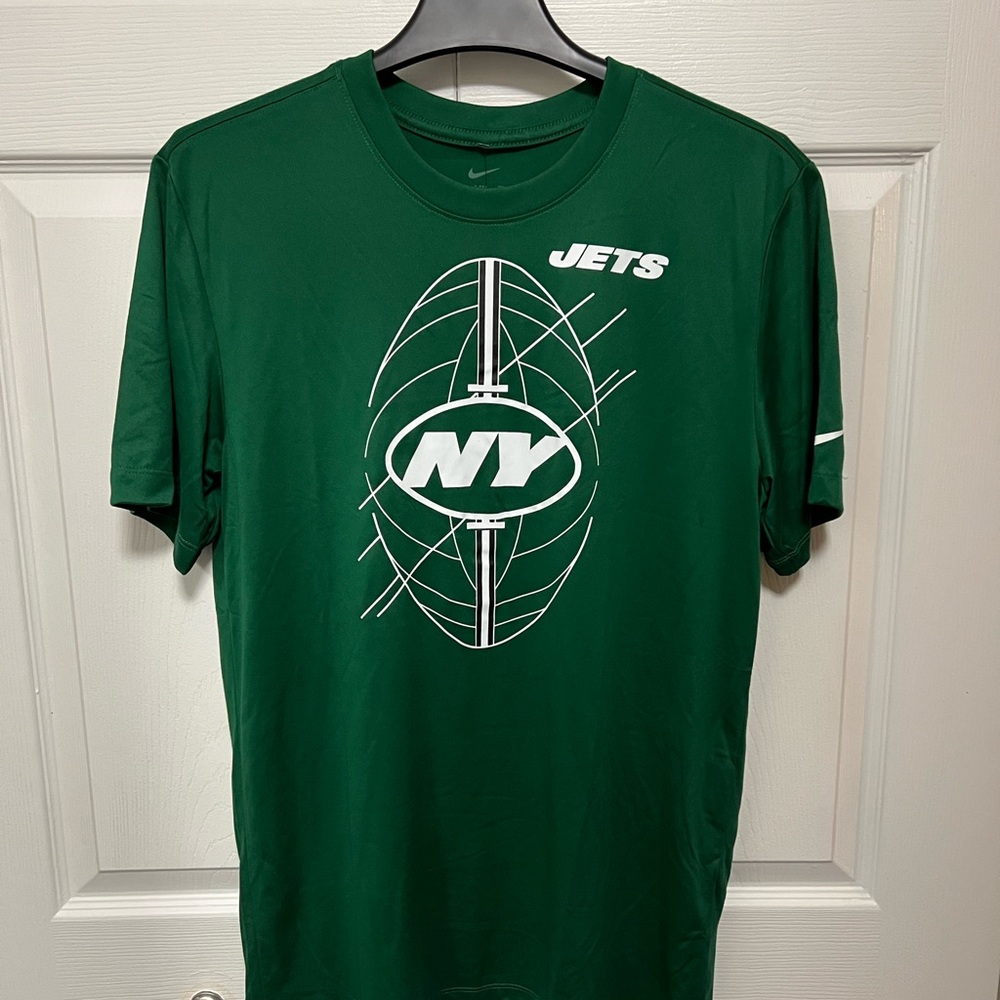 Men’s Nike Dri-Fit Official NFL Green Jets Graphic Tee | Size SM